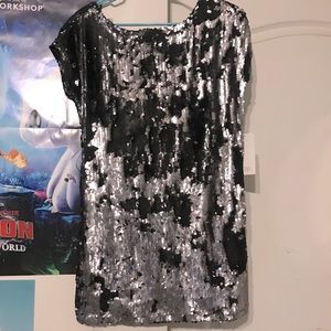 Sequin backless minidress